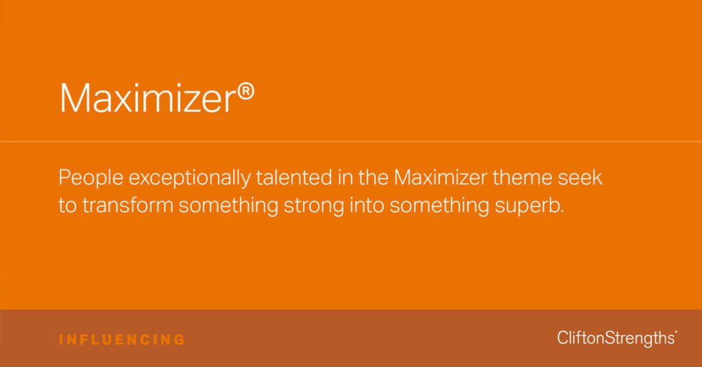 Maximizer CliftonStrengths