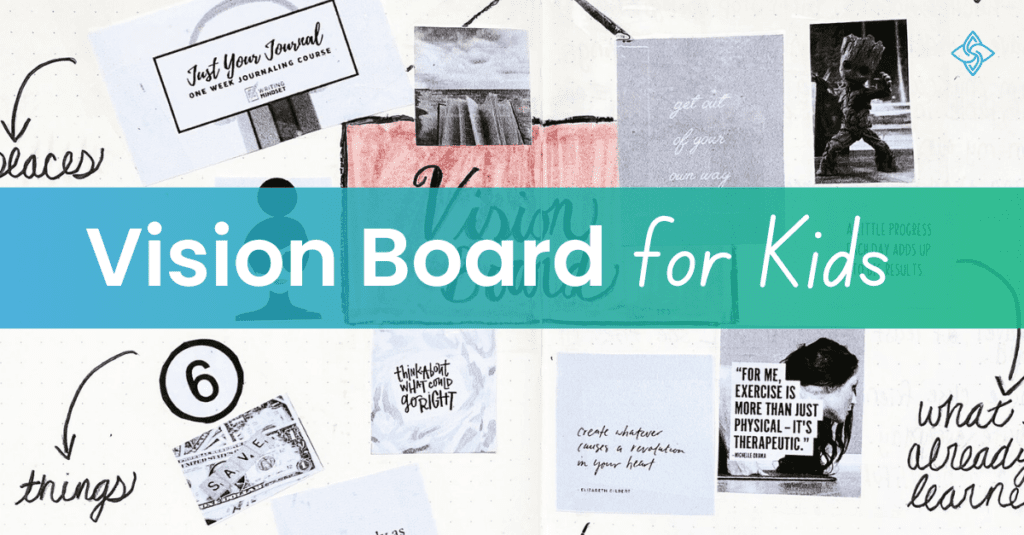 Vision Board 2024 for kids for improving their lives