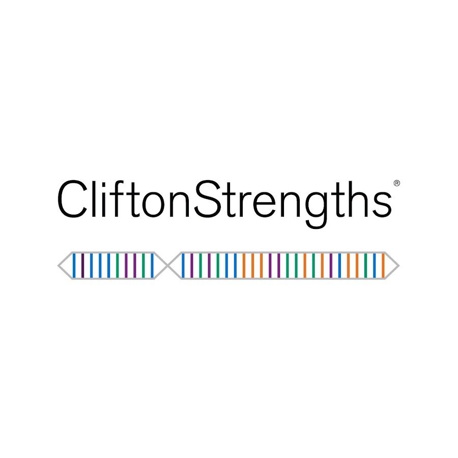 Clifton Strengths logo showing strength based approaches towards leading teams