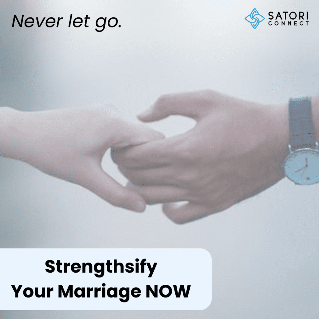 strengthsify your marriage now. don't wait for second chance