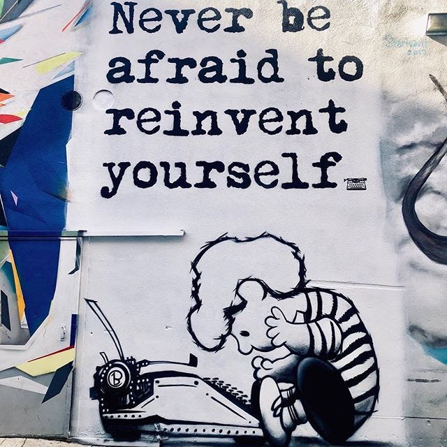 How to reinvent yourself picture of a boy in black satori attitude