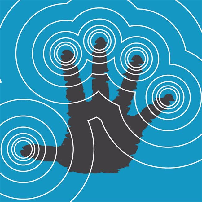 A hand showing ripples from the fingertips thus talents transforming into strengths with SATORI ATTITUDE